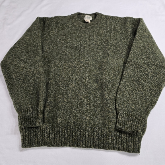 L.L. Bean Other - Vintage L.L. Bean Lambs Wool Grandpa Slouchy Sweater XL